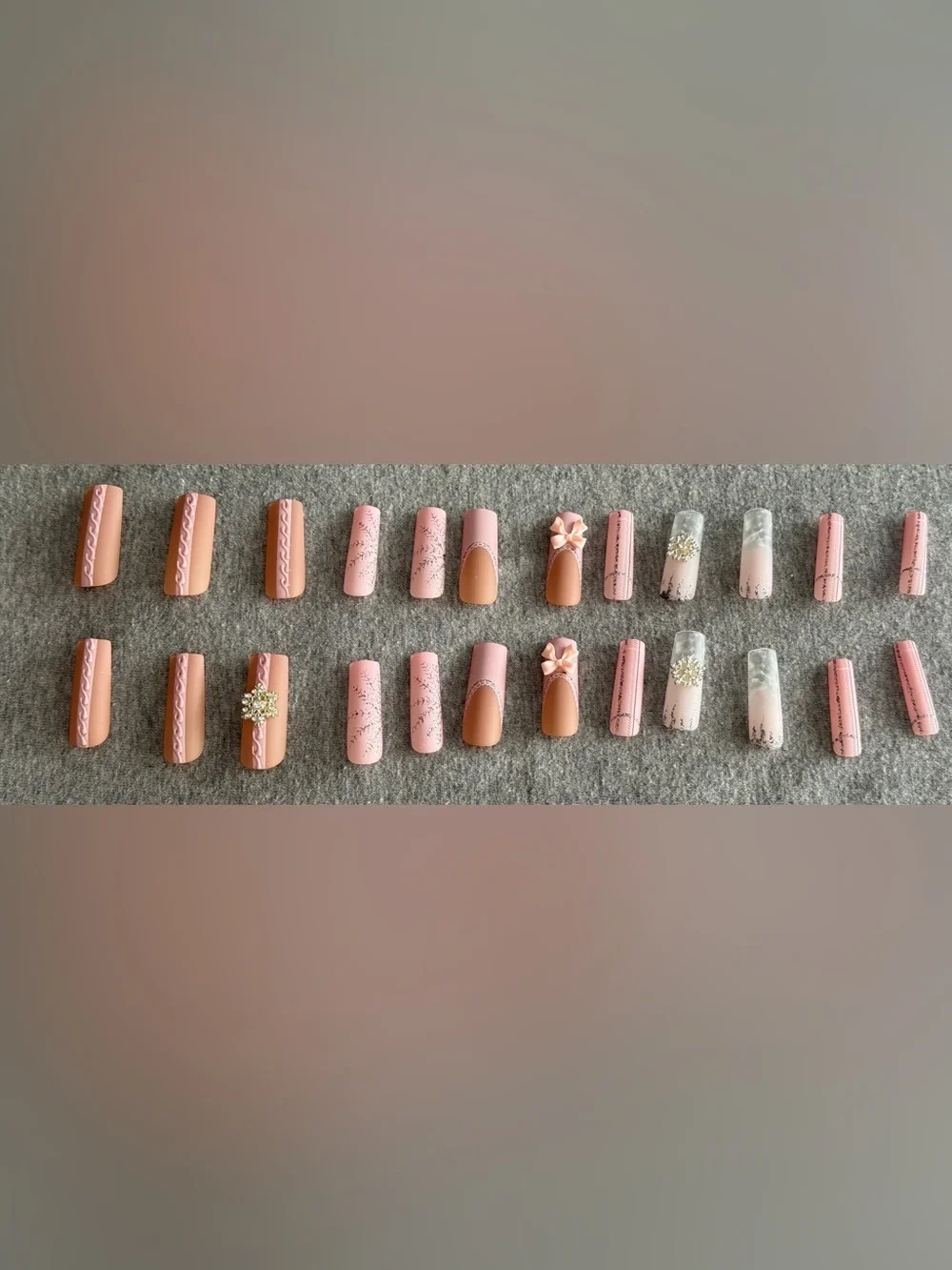 N/A peach matte